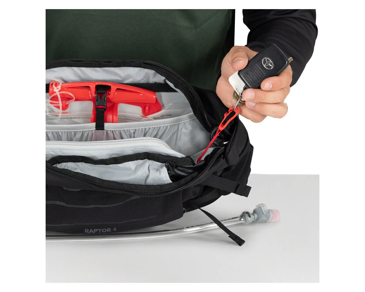 Osprey Raptor 4 Hydration Lumbar Pack (Black) - view 8
